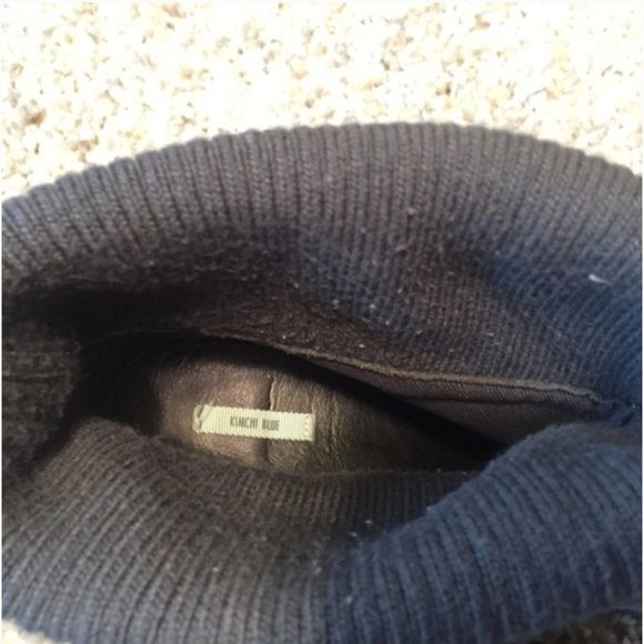 3/$20 Kimchi Blue Gray Sweater High Heel Booties - Picture 8 of 8